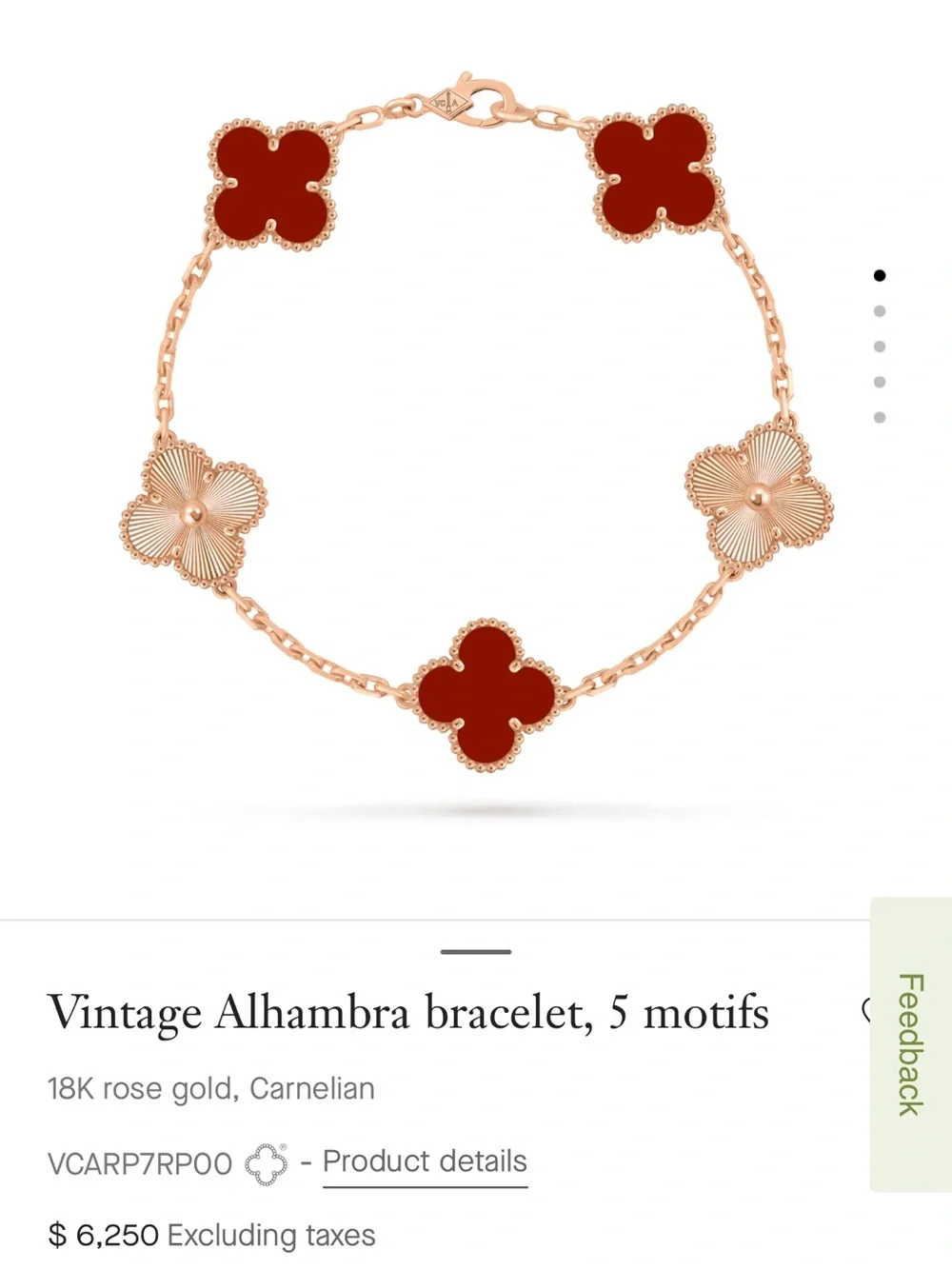 Van Cleef & Arpels Gold Bracelet - Picture 6 of 6